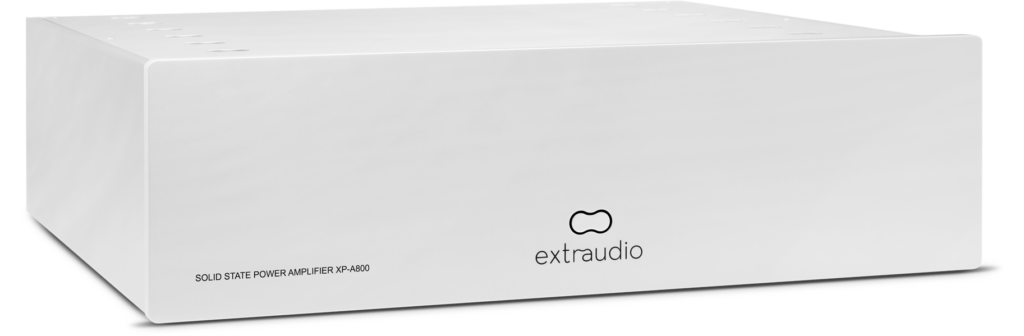 XP-A800 Power Amplifier solid-state (front-lateral) | Extraudio